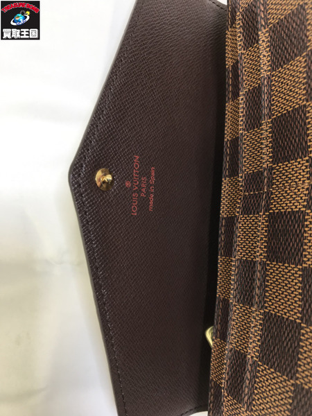 LOUIS VUITTON LV N63209 ポルトフォイユサラ ルイヴィトン ダミエ 長財布 サイフ ウォレット