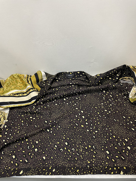 VERSACE シルク100％ バロックモザイク 総柄シャツ 40 A88738 A88738