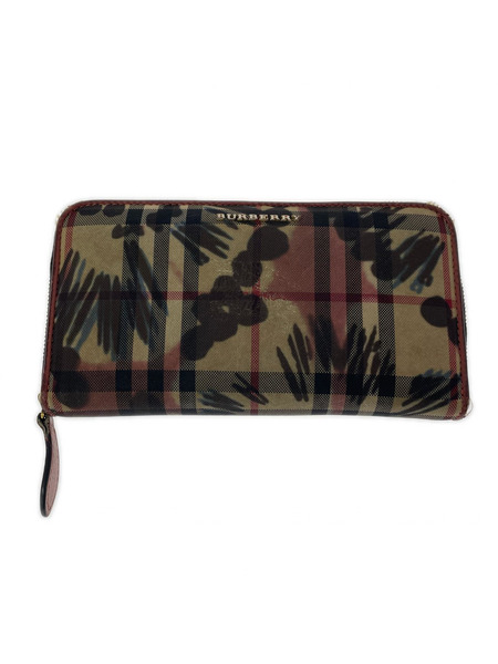 BURBERRY 長財布 フェリーチェック × カモフラ｜商品番号