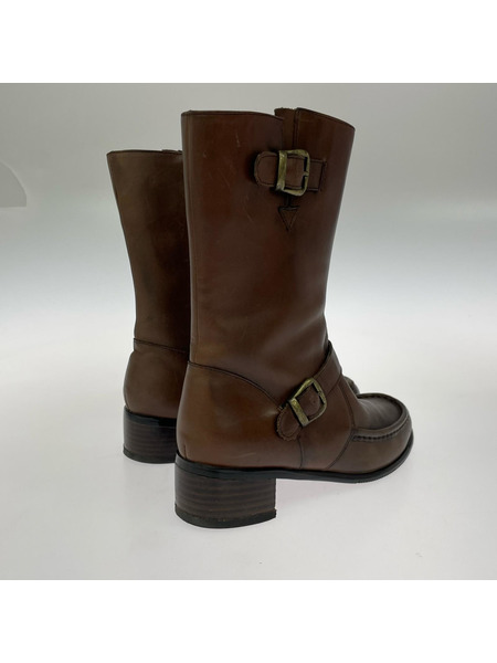 ブーツ MADORAS サイドジップブラウン (24.0)