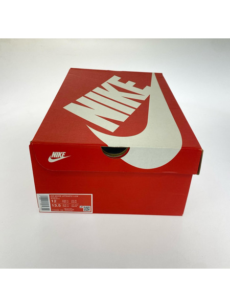 NIKE スニーカー AIR MORE UPTEMPO LOW 30cm 白緑