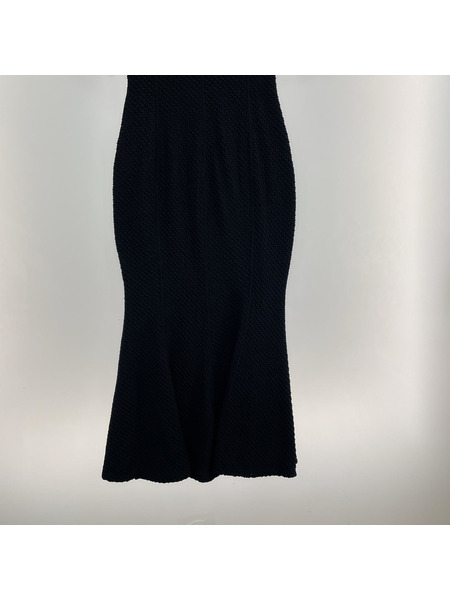 Mame Kurogouchi Shirring Jersey Jacquard Mermaid Dress 1 MM2