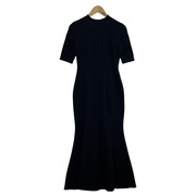 Mame Kurogouchi Shirring Jersey Jacquard Mermaid Dress 1 MM2