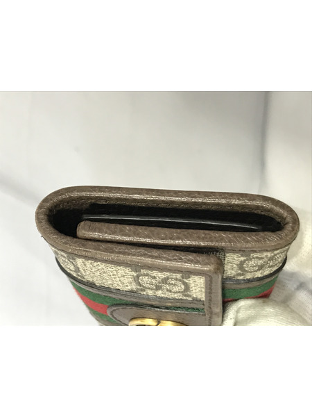 キーケース・キーリング GUCCI GGスプリーム オフィディア 6連キーケース