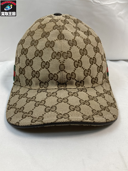 GUCCI グッチ ORIGINAL GG CANVAS BASEBALL CAP GGキャンバス ベースボール キャップ Lサイズ 59cm[値下]