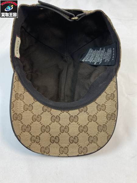 GUCCI グッチ ORIGINAL GG CANVAS BASEBALL CAP GGキャンバス ベースボール キャップ Lサイズ 59cm[値下]