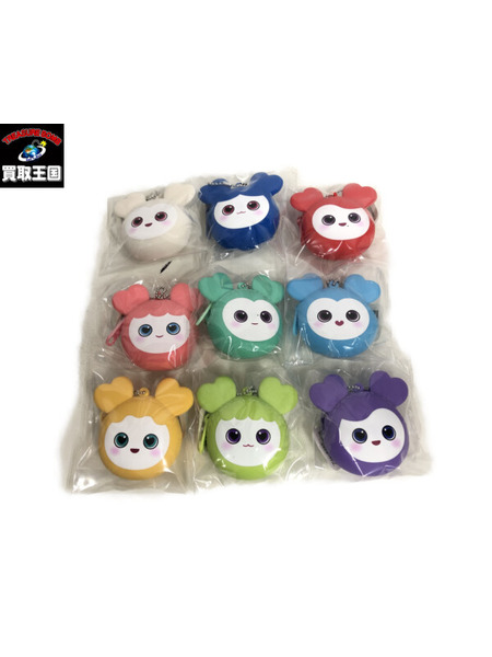 その他グッズ 美少女その他 TWICE GiGO限定 シリコンミニウォレット 9種コンプセット