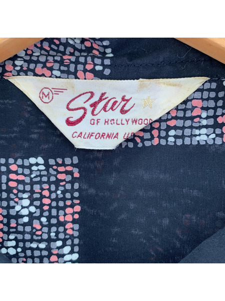 半袖シャツ Star of hollywood 東洋 アロハシャツ (M) 日本製
