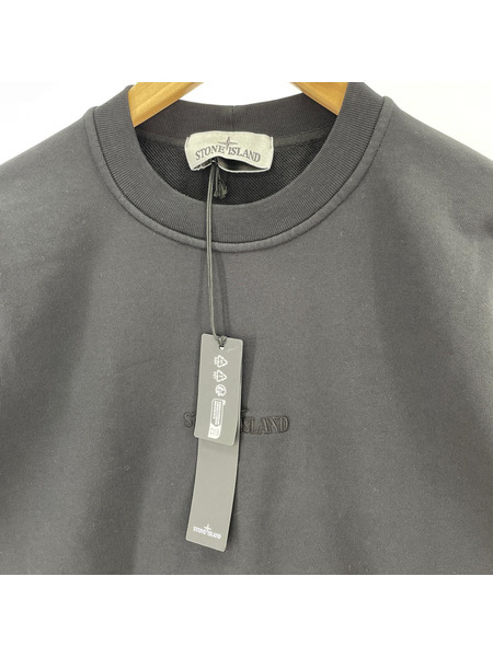 STONE ISLAND 25SS SWEATSHIRT ロゴ刺繍クルーネックスウェット
