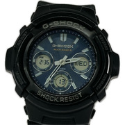 CASIO G-SHOCK AWG-M100SB 電波ソーラー デジアナ腕時計