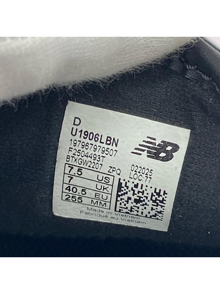 NEW BALANCE スニーカー New Balance 1906L Triple Black 25.5cm