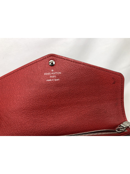 長財布 LV エピ ポルトフォイユ サラ コクリコ M60723