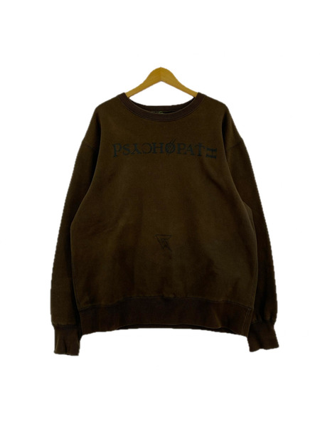 NEXUSVII スウェット・トレーナー psychopath スウェット 茶(-)