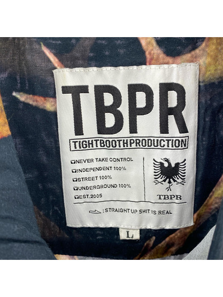 TIGHTBOOTH DIM THE LIGHT SHIRT L 黒