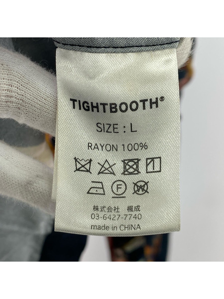 TIGHTBOOTH DIM THE LIGHT SHIRT L 黒