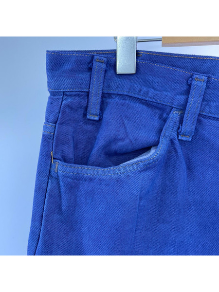 70s Levi's 646 製品染メ デニムパンツ ブルー