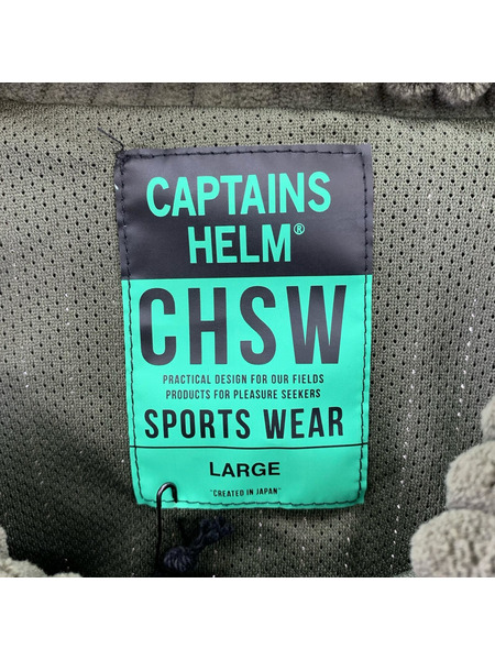Captains Helm パーカーMONSTER WELL WARM ZIP HOODIE XL