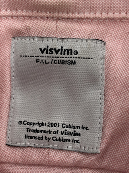 VISVIM エルボーパッチB.Dシャツ ピンク[値下]