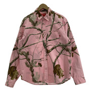 Supreme 長袖シャツ REAL TREE CAMO L/S SHIRT PINK M