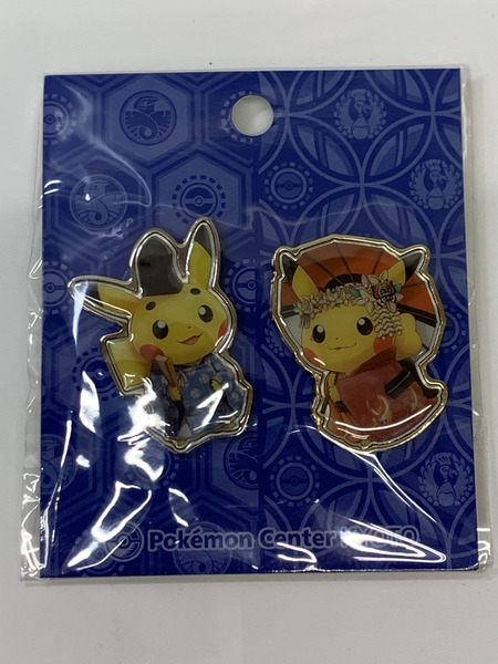 ポケモン ピンズセット 舞妓はんピカチュウ＆お公家さまピカチュウ 未開封 Pokémon ポケットモンスター ポケモンセンターキョウト