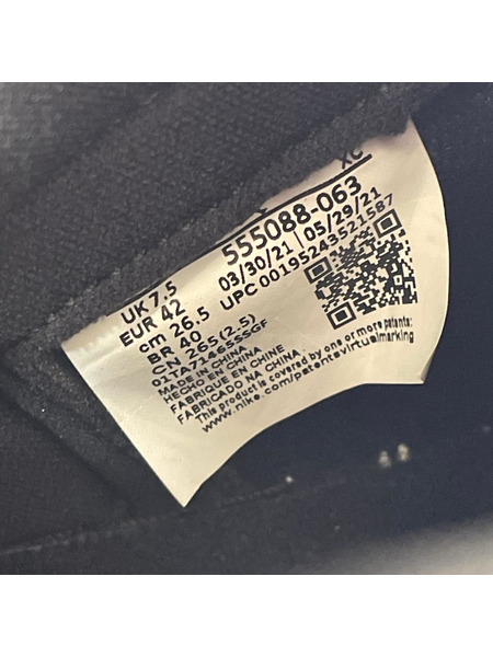 スニーカー AIR JORDAN 1 MID Patent Bred 26.5cm