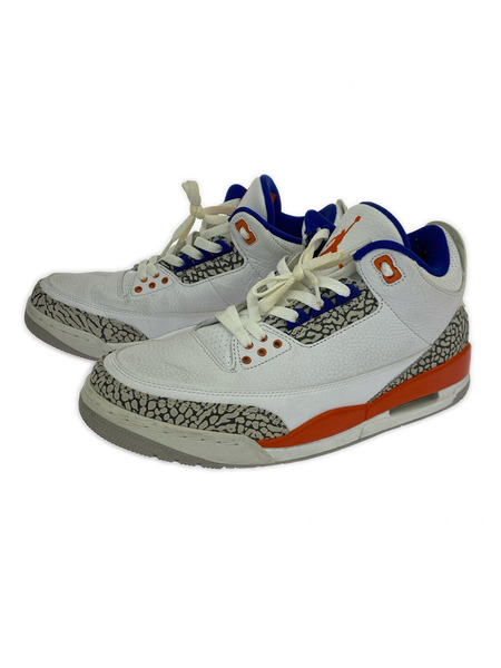 NIKE スニーカー AIR JORDAN 3 KNICKS 27.5cm US9.5