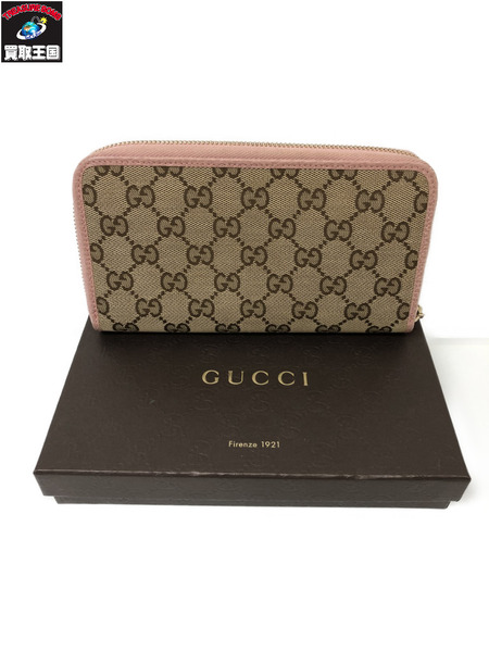 GUCCI/グッチ　長財布 GG ジップウォレット