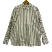 AURALEE 19SS WAWASHED FINX TWILL STRIPE SHIRTS A9SS01TS (4)