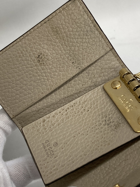 GUCCI GGマーモント レザー 6連キーケース
