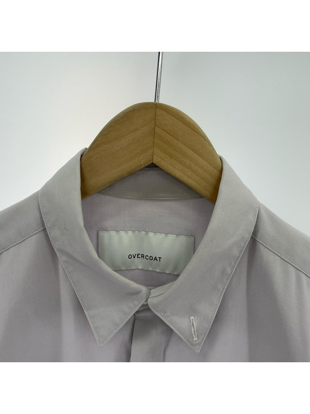 OVERCOAT 長袖シャツ 比翼ＬＳシャツ 1 グレー