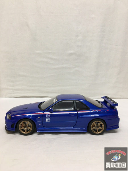 AUTOart 1/18 日産 スカイライン GT-R R34 ニスモ ブルー
