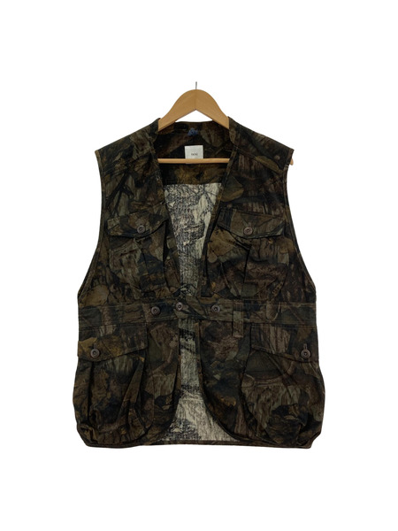 ts(s) BEAMS PLUS別注 BELTED FIELD VEST (2) リアルツリーカモ[値下]