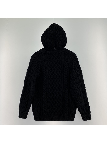 INVERALLAN ニット・セーター パーカー 黒[値下]