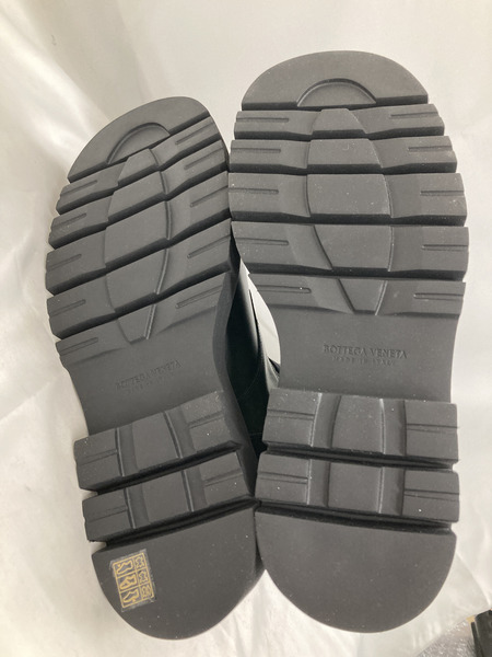 BOTTEGA VENETA レースアップブーツ グリーン (42)