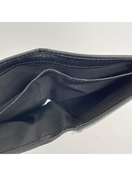 HUGO BOSS コンパクトウォレット 黒/レザー
