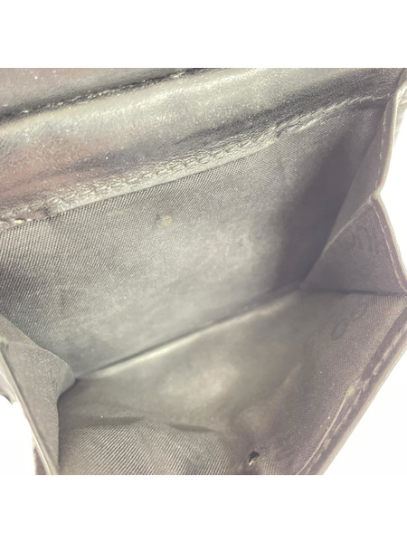 HUGO BOSS コンパクトウォレット 黒/レザー