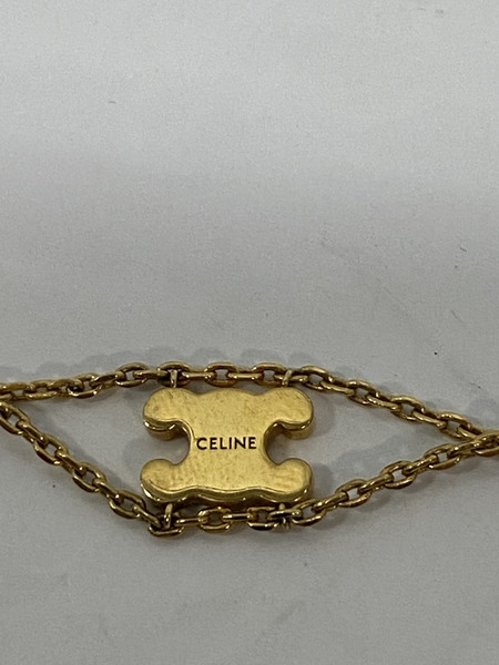 CELINE　トリオンフ ラインストーンブレスレット