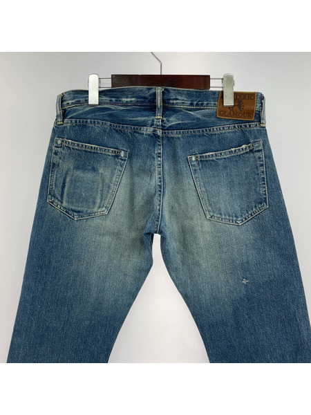 HYSTERIC GLAMOUR デニム・ジーンズ ストレートデニムパンツ スタッツ