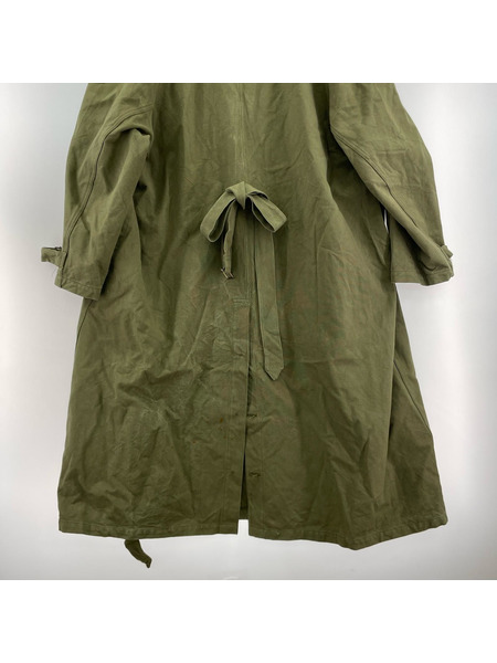 ミリタリージャケット フランス軍 モーターサイクルコート 緑