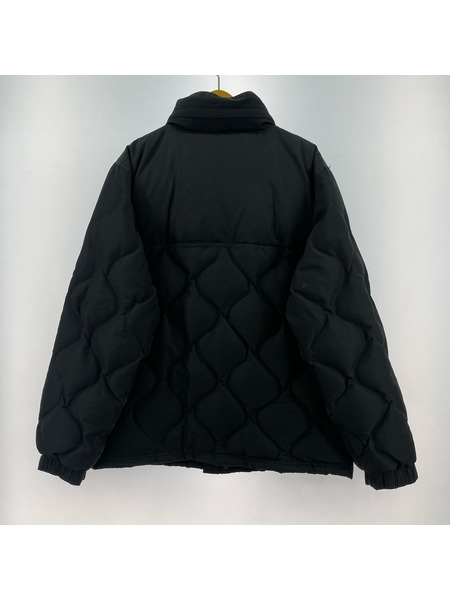 STUSSY ダウンジャケット old stussy キルティングダウンジャケット 黒