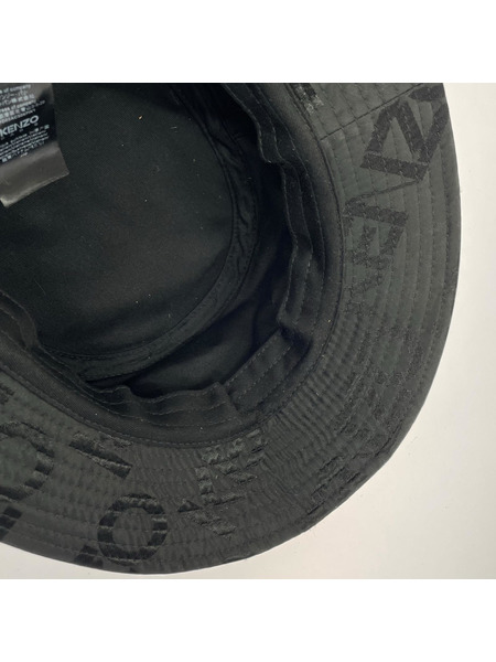 KENZO ハット KENZOGRAM  バケットハット BLK M