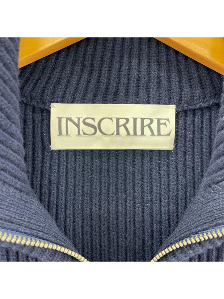 INSCRIRE ジャケット INSCRIRE/ドライバーズニットベスト/紺/L