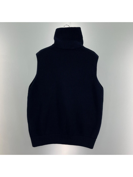 INSCRIRE ジャケット INSCRIRE/ドライバーズニットベスト/紺/L