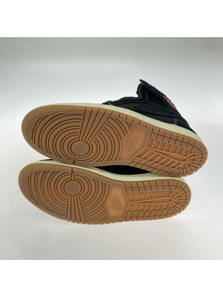 NIKE スニーカー AIR JORDAN 1 RETRO HIGH OG ブラック (28.0)