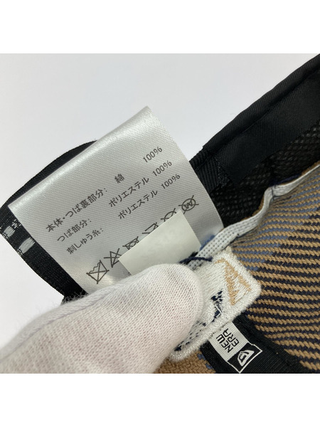 NEW ERA ニューヨークヤンキース ベースボールキャップ チェック柄[値下]