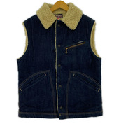 BLUE BLUE テーラードジャケット・ブレザー 裏ボアデニムベスト M