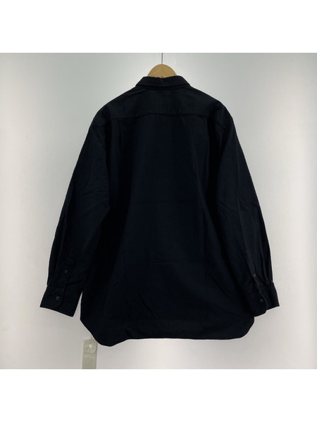 CASEY-CASEY 長袖シャツ BIG RACCOURCIE SHIRT L ブラック[値下]