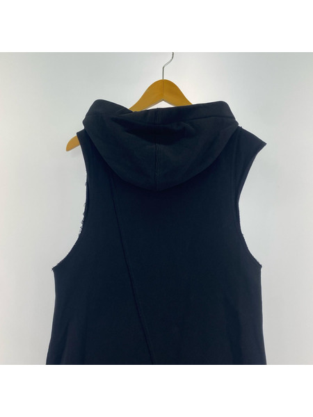 DIESEL ノースリーブワンピース スウェットNSワンピース (XS) 黒