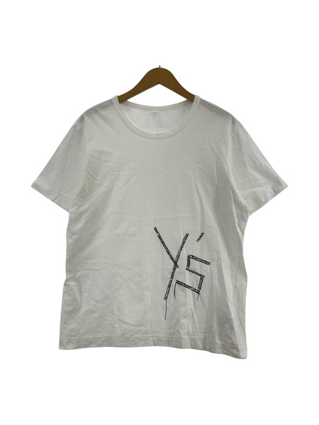 Y's 半袖Tシャツ・カットソー ロゴプリントTee/WHT/21AW/