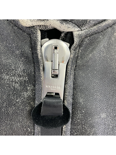 メンズラグ衣料 COACH シングルライダースジャケット 46